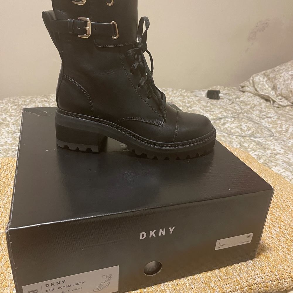 Brand New DKNY Combat Boots still in box